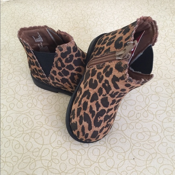 Baby Girls Lepard Zipper Garanimals  Infants Boot - Picture 4 of 8